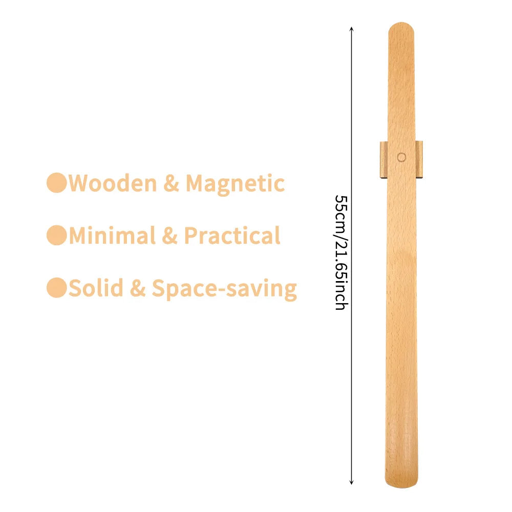 Premium Skohorn - Bokträ 55cm Långt Handtag